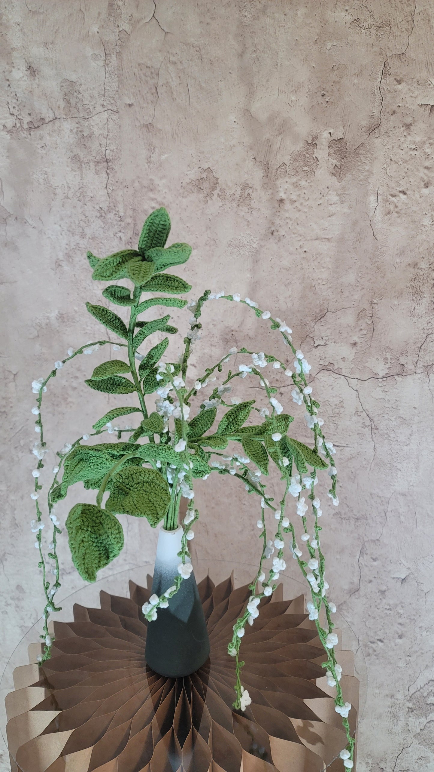 Crochet Thunberg Spirea Arrangement