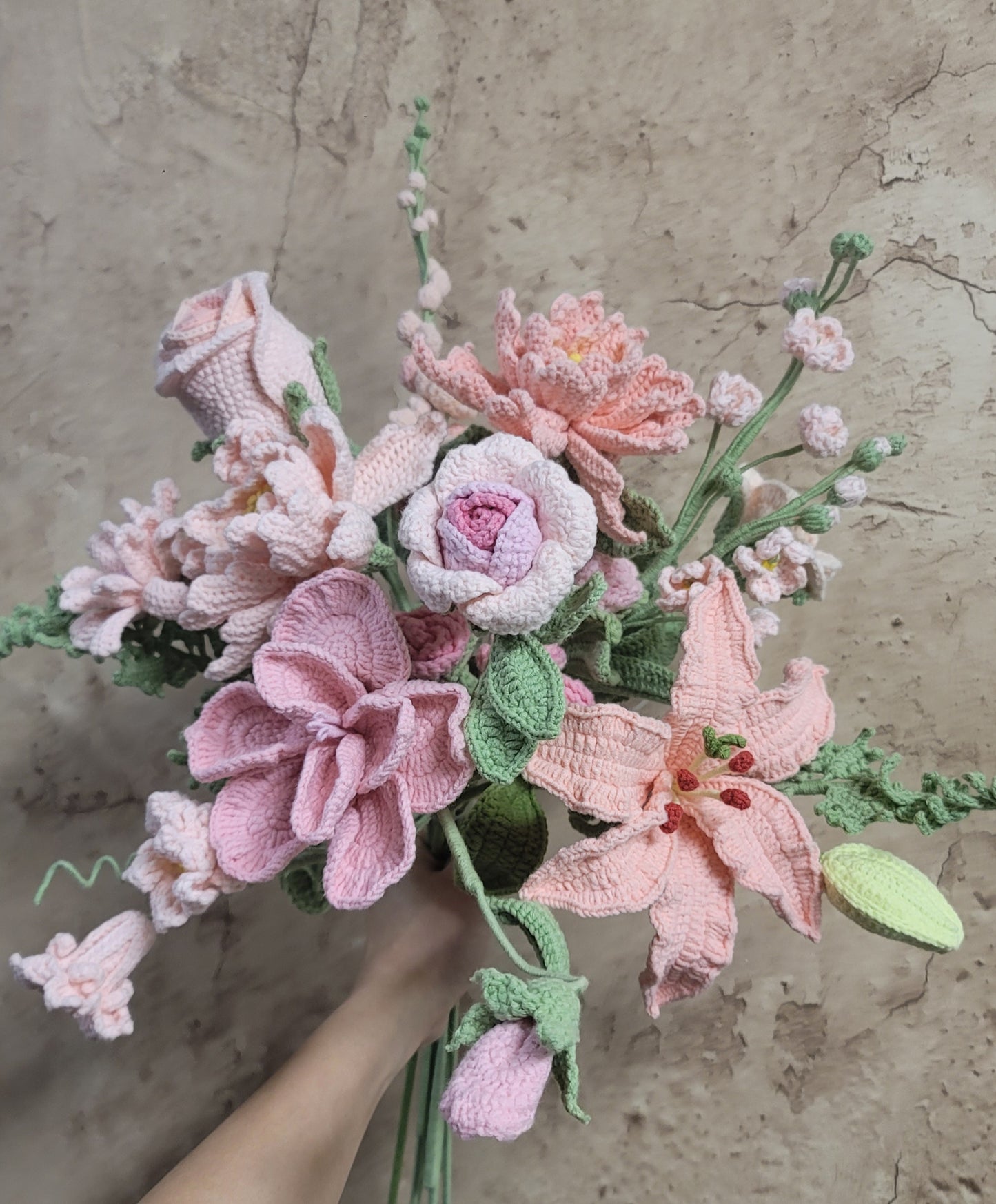 Pink flower arrangement
