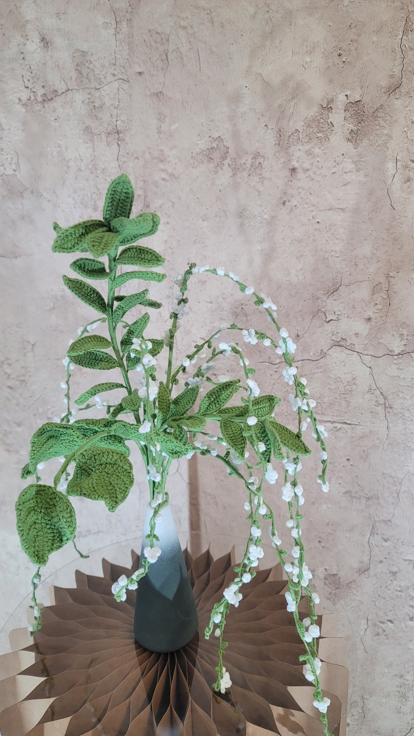 Crochet Thunberg Spirea Arrangement