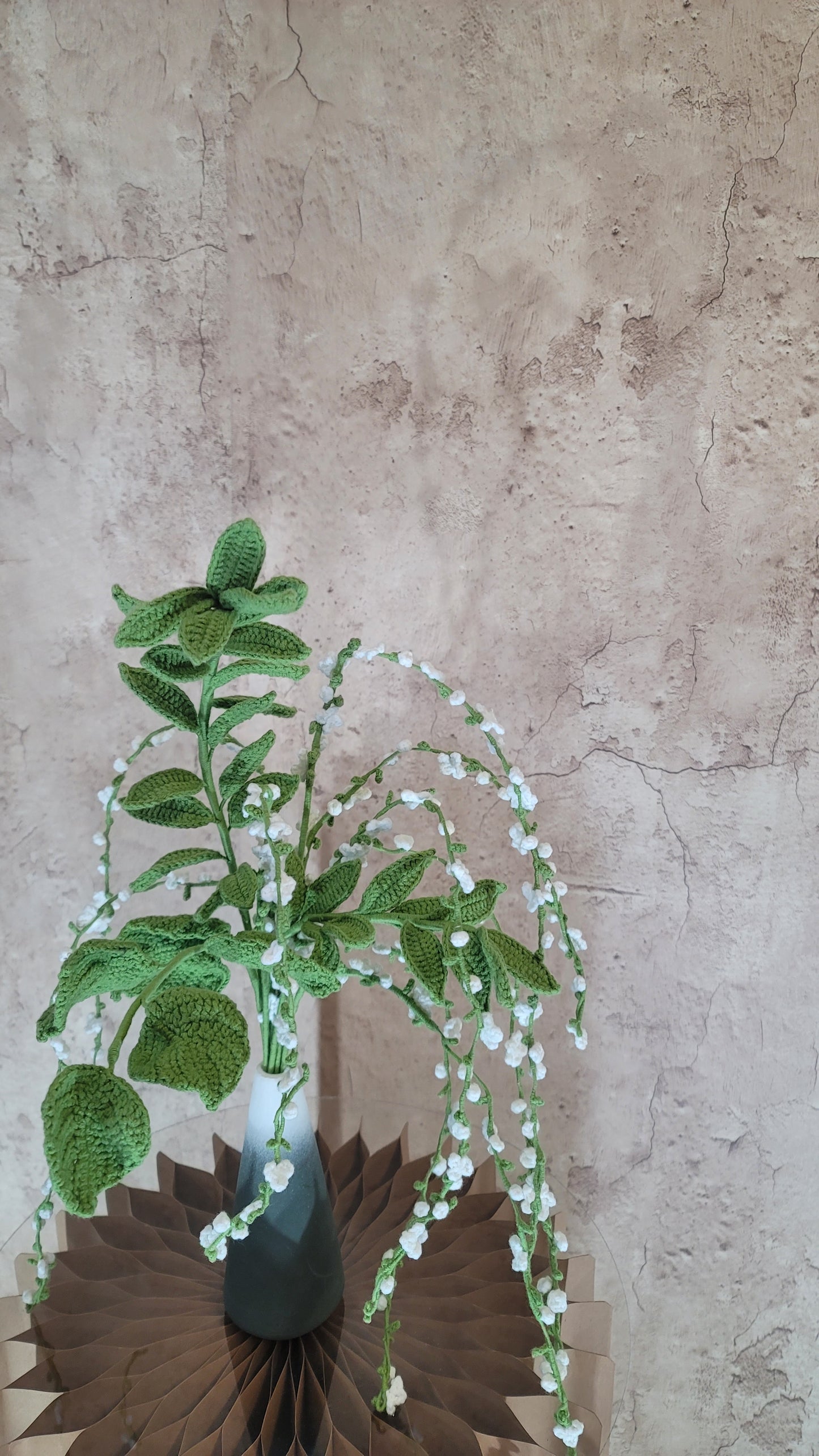 Crochet Thunberg Spirea Arrangement