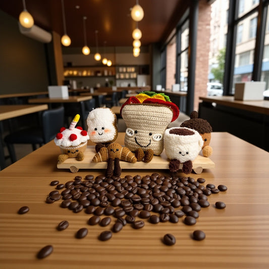 Crochet food friends collection